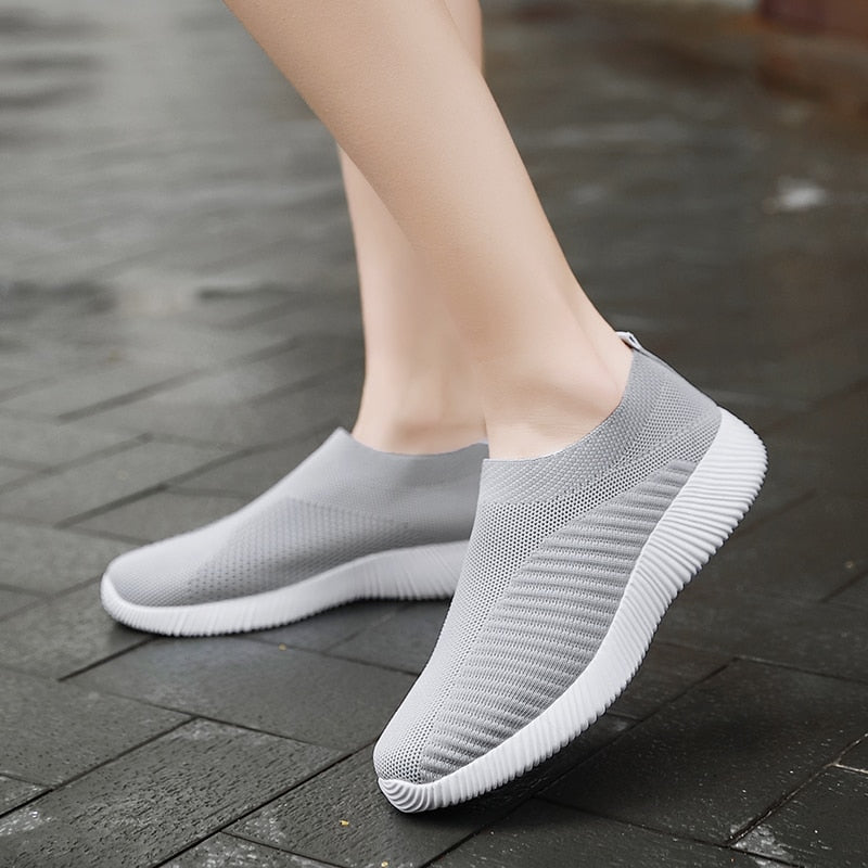 Tênis slip-on vulcanizados para mulheres - Super Macios