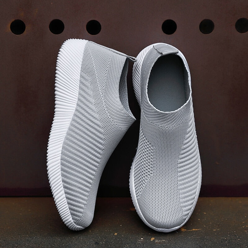 Tênis slip-on vulcanizados para mulheres - Super Macios